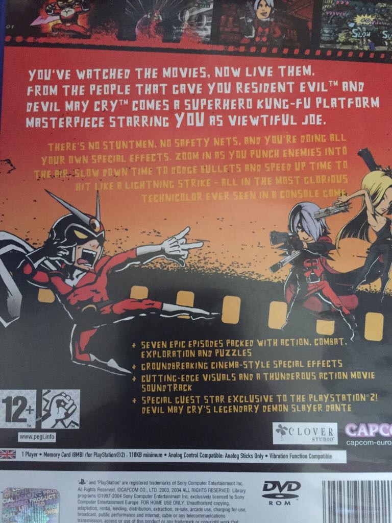 Viewtiful Joe - Sony PlayStation 2 (PS2) (Capcom - 1) video game collectible [Barcode 5055060922194] - Main Image 2