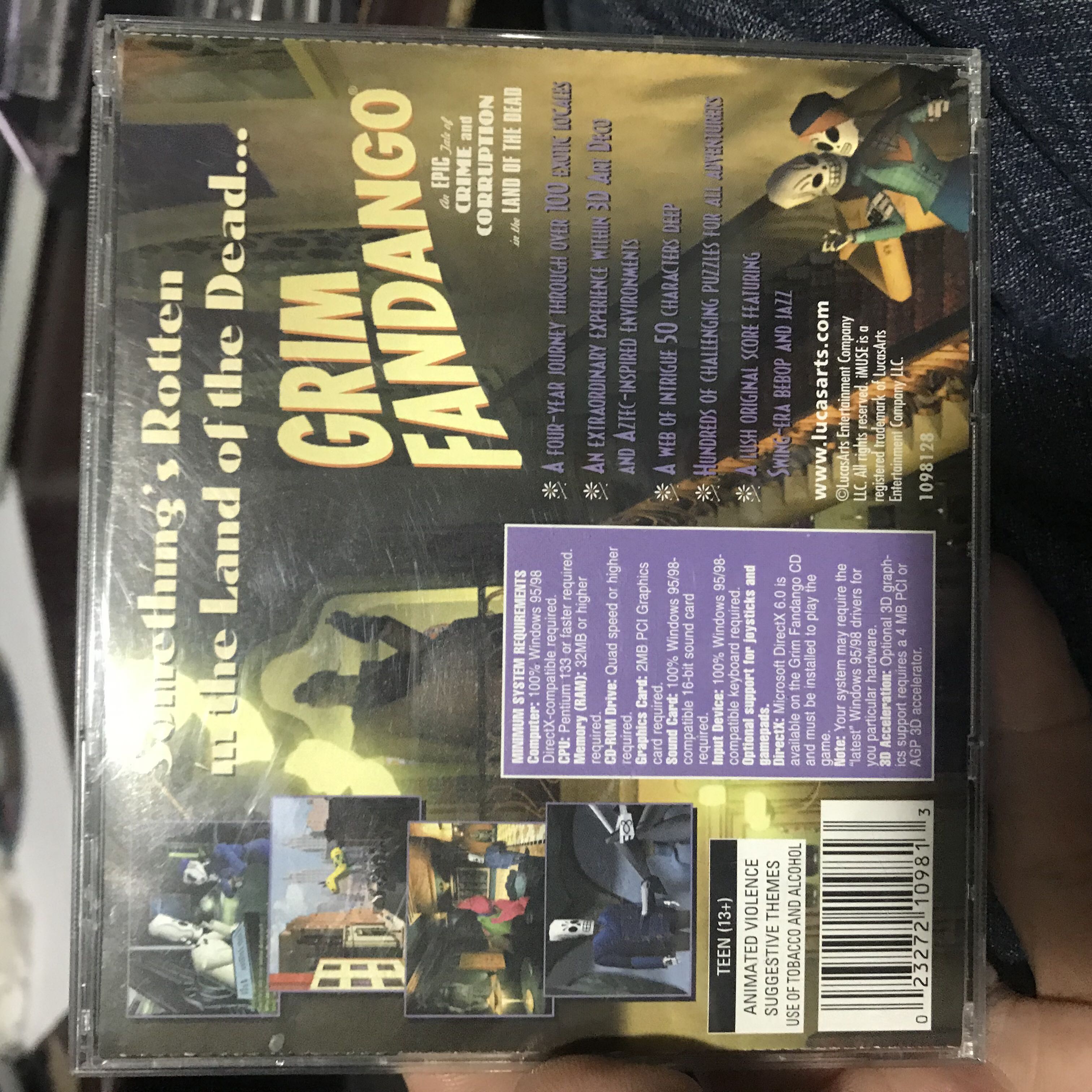 Grim Fandango - PC (LucasArts) video game collectible - Main Image 2