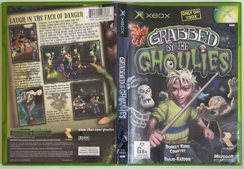 Grabbed By The Ghoulies - Microsoft Xbox (Microsoft Game Studios - 1) video game collectible [Barcode 805529493766] - Main Image 4