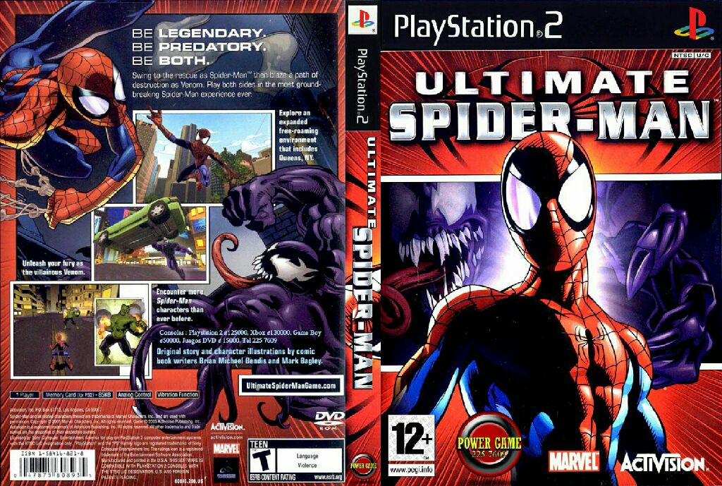 Ultimate Spider-Man - Sony PlayStation 2 (PS2) (Activision - 1) video game collectible [Barcode 4034987037670] - Main Image 1
