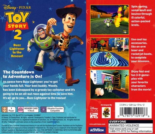Toy Story 2: Buzz Lightyear To The Rescue - Sony PlayStation 5 (PS5) (Disney  Interactive - 1) video game collectible - Main Image 2