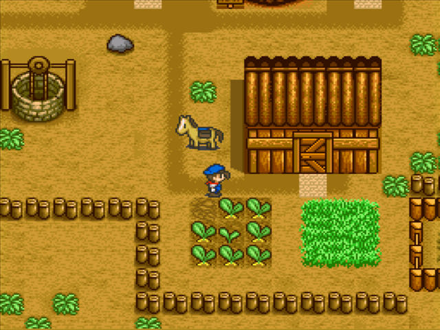 Harvest Moon - Nintendo Super Nintendo Entertainment System (SNES) (Natsume - 1) video game collectible [Barcode 045496330620] - Main Image 3