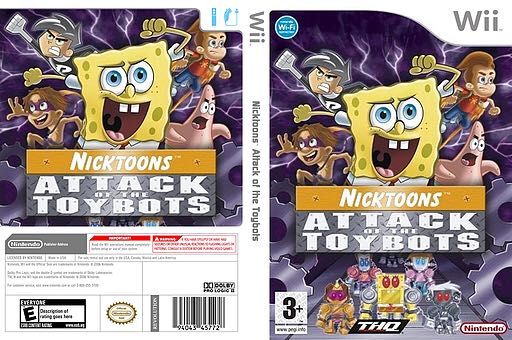 Nicktoons: Attack Of The Toybots - Nintendo Wii (THQ - 1) video game collectible [Barcode 4005209097048] - Main Image 2