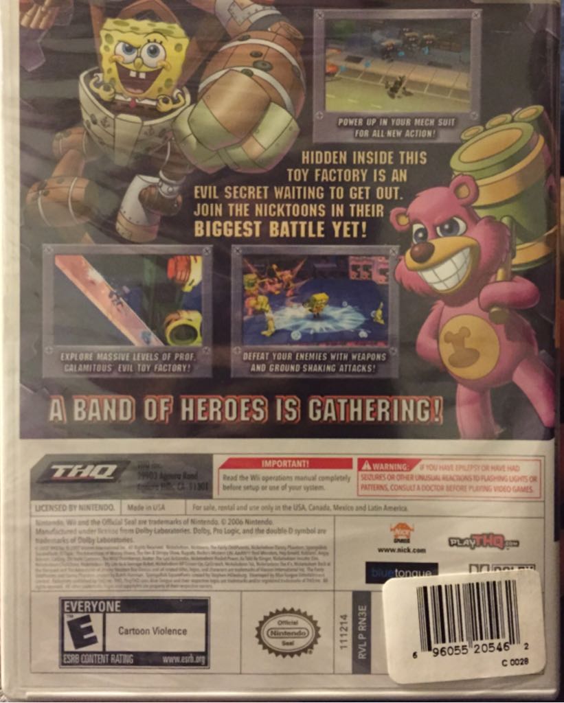 Nicktoons - Attack Of The Toybots - Nintendo Wii (THQ) video game collectible - Main Image 2