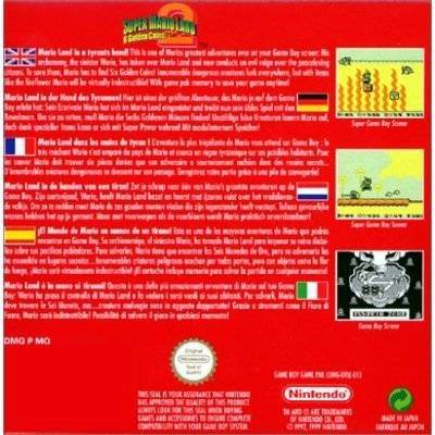 Super Mario Land 2: 6 Golden Coins - Nintendo Game Boy (Nintendo - 1) video game collectible [Barcode 0045496730253] - Main Image 2