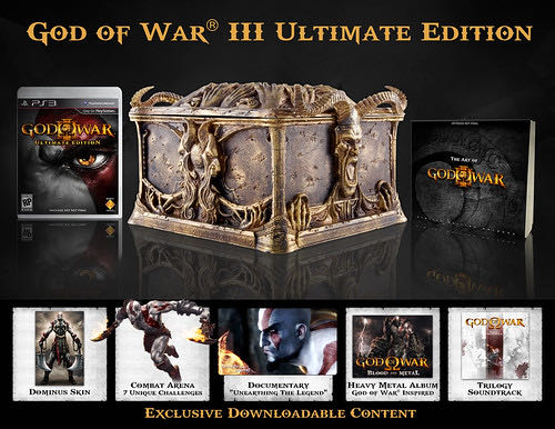 God of War Ultimate Trilogy Edition - Sony PlayStation 3 (PS3) (Sony Computer Entertainment Europe - 1) video game collectible [Barcode 711719190561] - Main Image 4