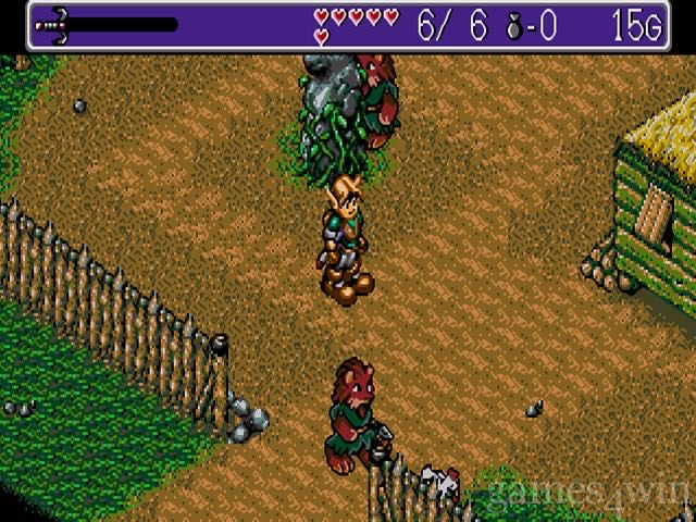 Landstalker: The Treasures of King Nole - Sega Genesis Mini (Sega - 1) video game collectible [Barcode 0010086013535] - Main Image 3