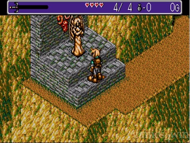 Landstalker: The Treasures of King Nole - Sega Genesis Mini (Sega - 1) video game collectible [Barcode 0010086013535] - Main Image 4