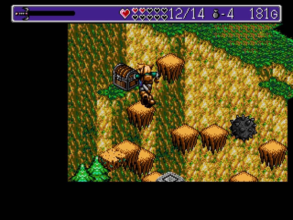 Landstalker - Sega Genesis (Mega Drive) (Sega - 1) video game collectible [Barcode 010086013535] - Main Image 4