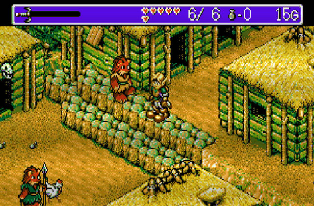 Landstalker - Sega Mega Drive (Sega - 1) video game collectible [Barcode 4974365613532] - Main Image 4