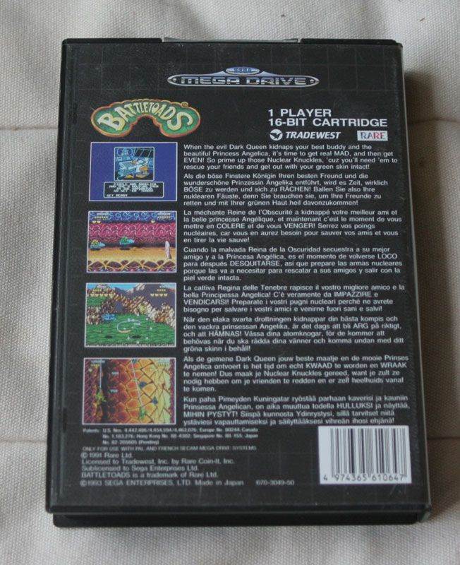 Battletoads - Sega Mega Drive video game collectible - Main Image 2