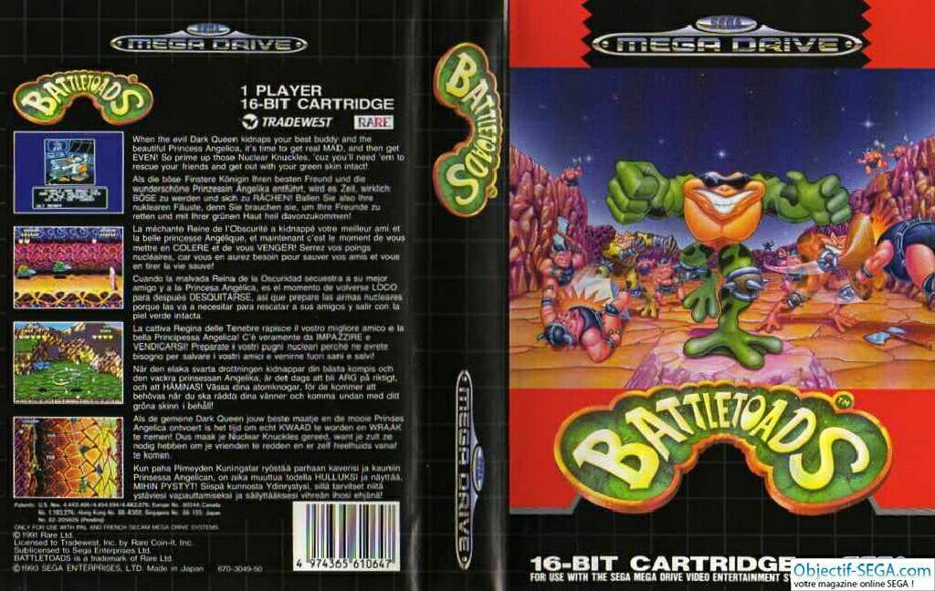 Battletoads - Sega Mega Drive video game collectible - Main Image 2