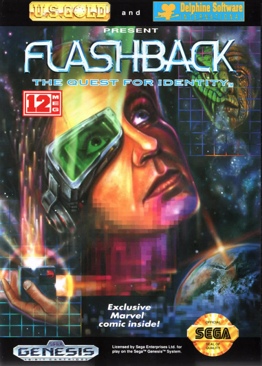 Flashback - Sega Genesis (Mega Drive) (Delphine Software - 1) video game collectible - Main Image 1