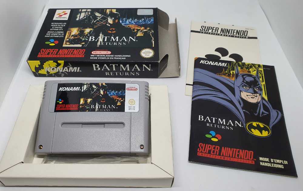 Batman Returns - Nintendo Super Nintendo Entertainment System (SNES) (Konami - 1) video game collectible [Barcode 083717150084] - Main Image 3