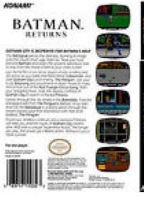 Batman Returns - Nintendo Entertainment System (NES) (Konami - 1) video game collectible - Main Image 2