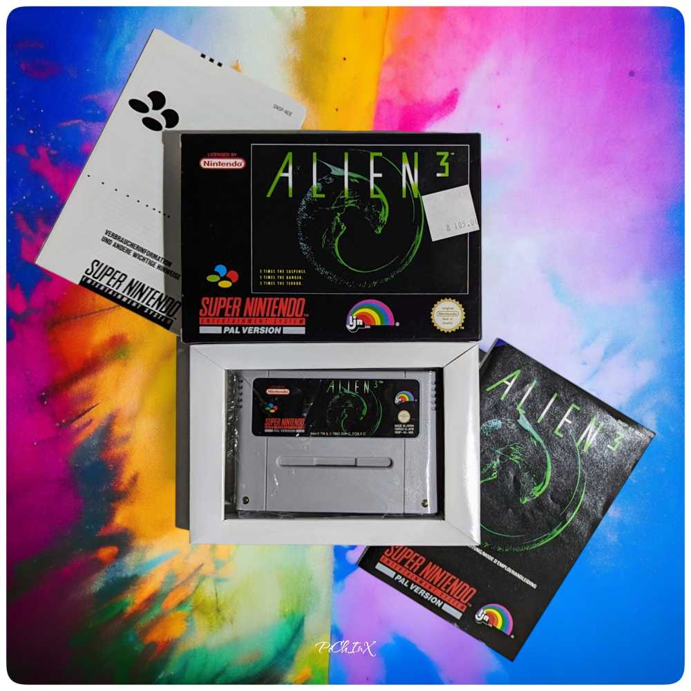 Alien 3 - Nintendo Super Nintendo Entertainment System (SNES) (Acclaim Enternainment - 1) video game collectible [Barcode 3455190870617] - Main Image 3