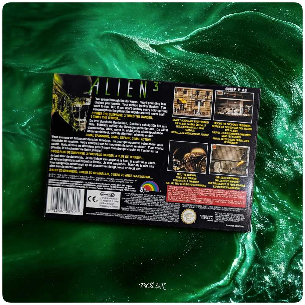 Alien 3 - Nintendo Super Nintendo Entertainment System (SNES) (Acclaim Enternainment - 1) video game collectible [Barcode 3455190870617] - Main Image 4