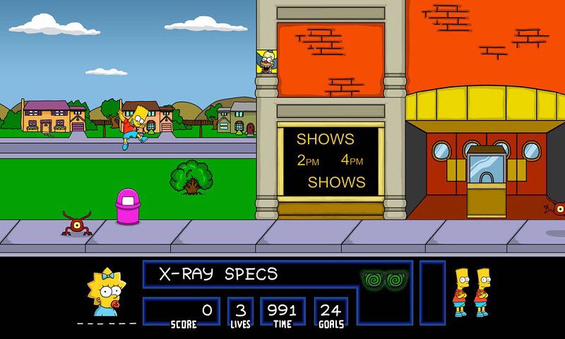 Simpsons Bart Vs The Space Mutants, The - Nintendo Entertainment System (NES) (Akklaim - 1) video game collectible - Main Image 4