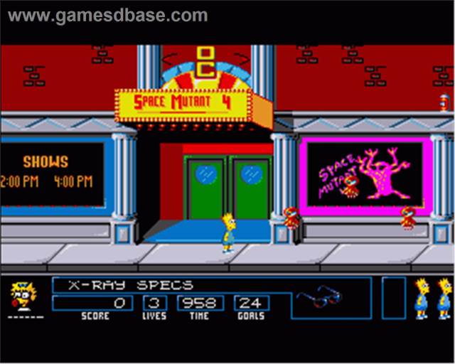 The Simpsons Bart Vs The Space Mutants - Nintendo Entertainment System (NES) (Acclaim Entertainment) video game collectible - Main Image 2