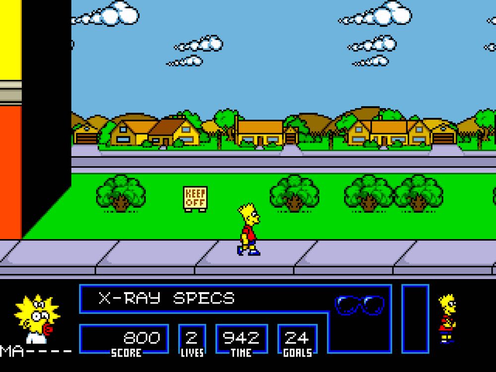 The Simpsons Bart Vs The Space Mutants - Nintendo Entertainment System (NES) (Acclaim Entertainment Inc. - Single) video game collectible - Main Image 4