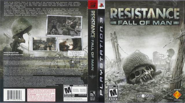 Resistance: Fall of Man - Sony PlayStation 3 (PS3) (Sony Computer Entertainment - 1) video game collectible [Barcode 711719221340] - Main Image 2