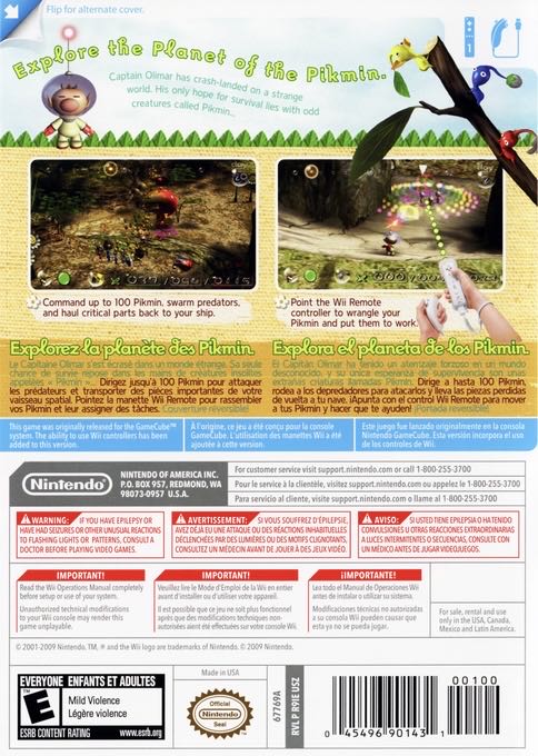 Pikmin - Nintendo Wii (Nintendo - 1) video game collectible [Barcode 0045496901431] - Main Image 2