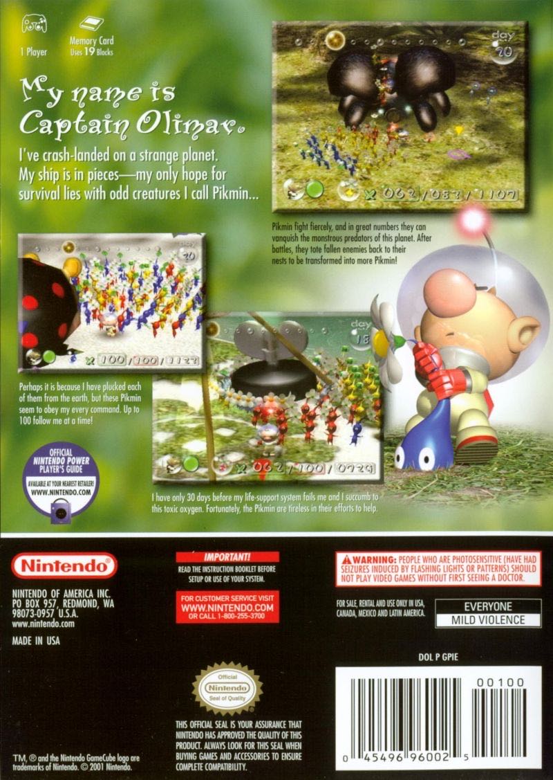 Pikmin - Nintendo GameCube (Nintendo - 1) video game collectible [Barcode 0045496960025] - Main Image 2