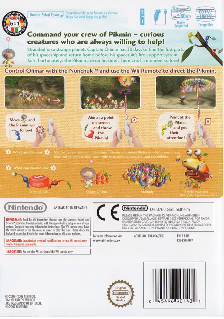 Pikmin - Nintendo Wii (Nintendo - 1) video game collectible [Barcode 045496366957] - Main Image 2