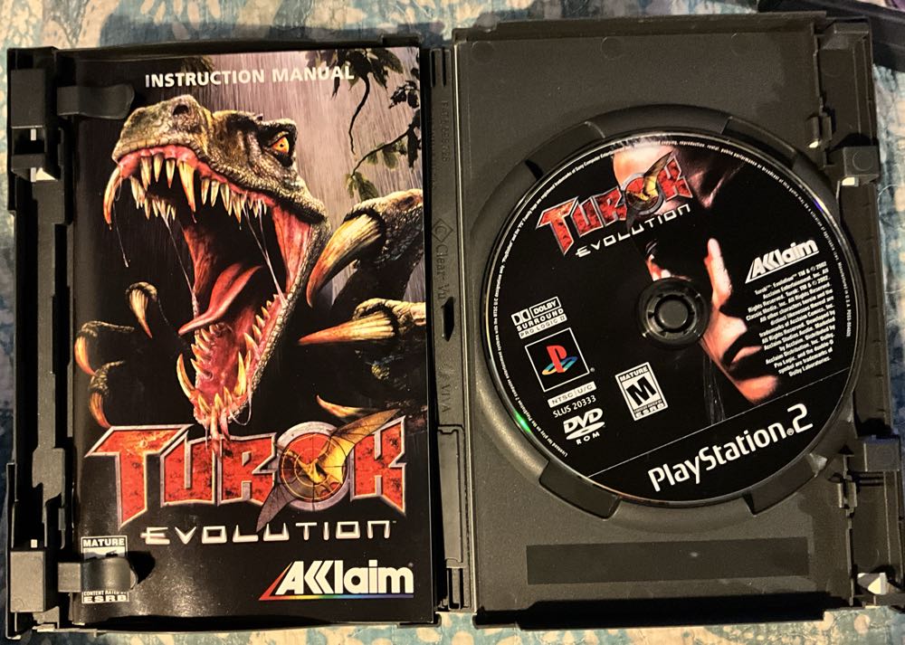 Turok Evolution PS2 - Sony PlayStation 2 (PS2) (Acclaim Enternainment - 1) video game collectible [Barcode 3455192327324] - Main Image 3