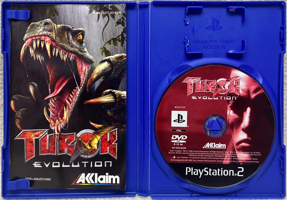 Turok Evolution - Sony PlayStation 2 (PS2) (1-2) video game collectible [Barcode 3455192327331] - Main Image 2