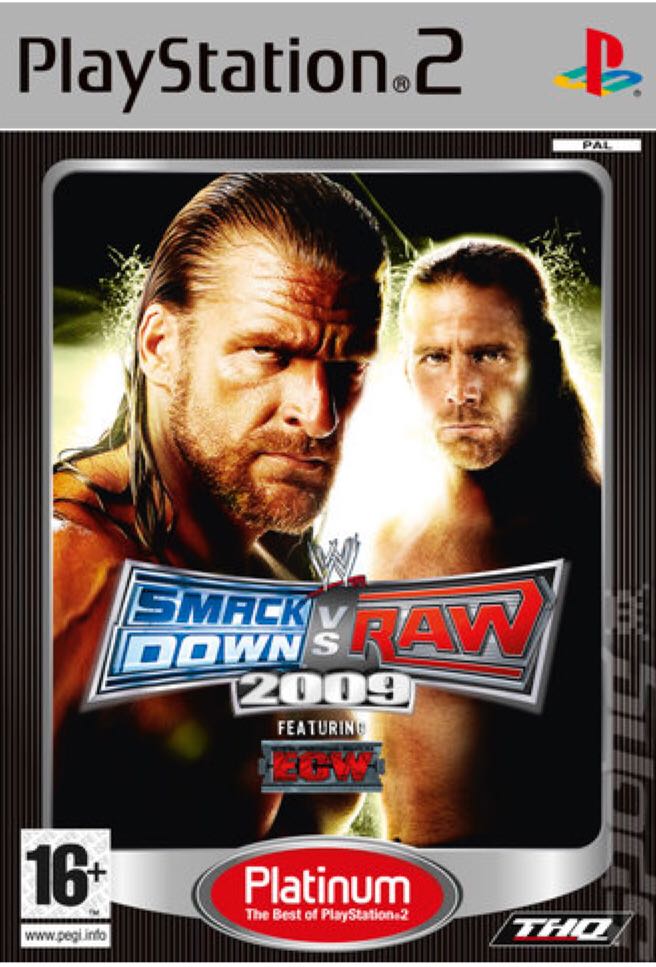Smackdown vs Raw 2009 - Sony PlayStation 2 (PS2) video game collectible - Main Image 1