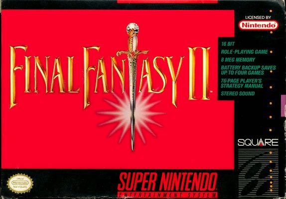 Final Fantasy II - Nintendo Super Nintendo Entertainment System (SNES) video game collectible - Main Image 1