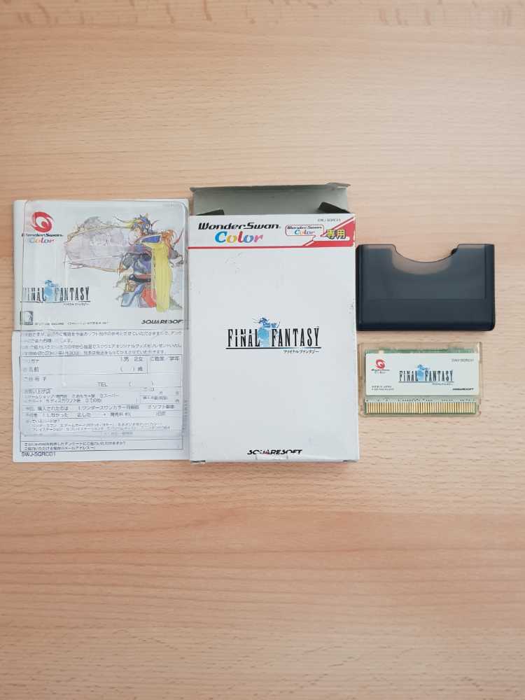 Final Fantasy - Wonderswan Color (Square Enix - 1) video game collectible [Barcode 4961012002023] - Main Image 3