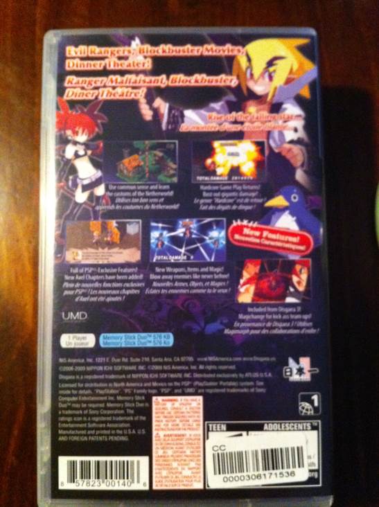 Disgaea 2: Dark Hero Days - Sony PlayStation Portable (PSP) (NIS America - 1) video game collectible [Barcode 857823001406] - Main Image 2