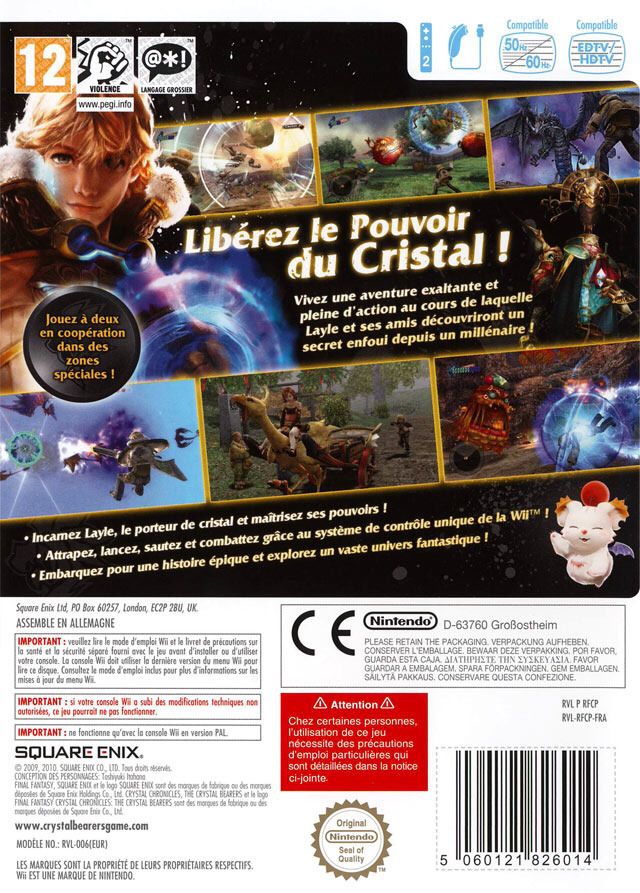 Final Fantasy Crystal Chronicles: The Crystal Bearers - Nintendo Wii (Square Enix - 2) video game collectible [Barcode 4012160010986] - Main Image 2
