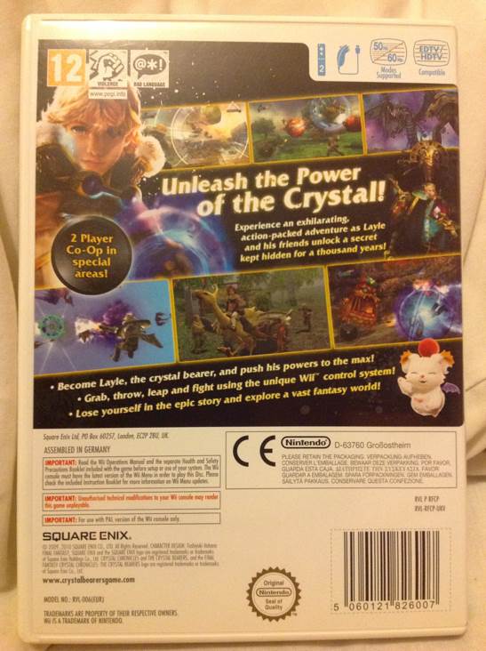 Final Fantasy Crystal Chronicles: The Crystal Bearers - Nintendo Wii (Square Enix - 2) video game collectible [Barcode 5060121826007] - Main Image 2