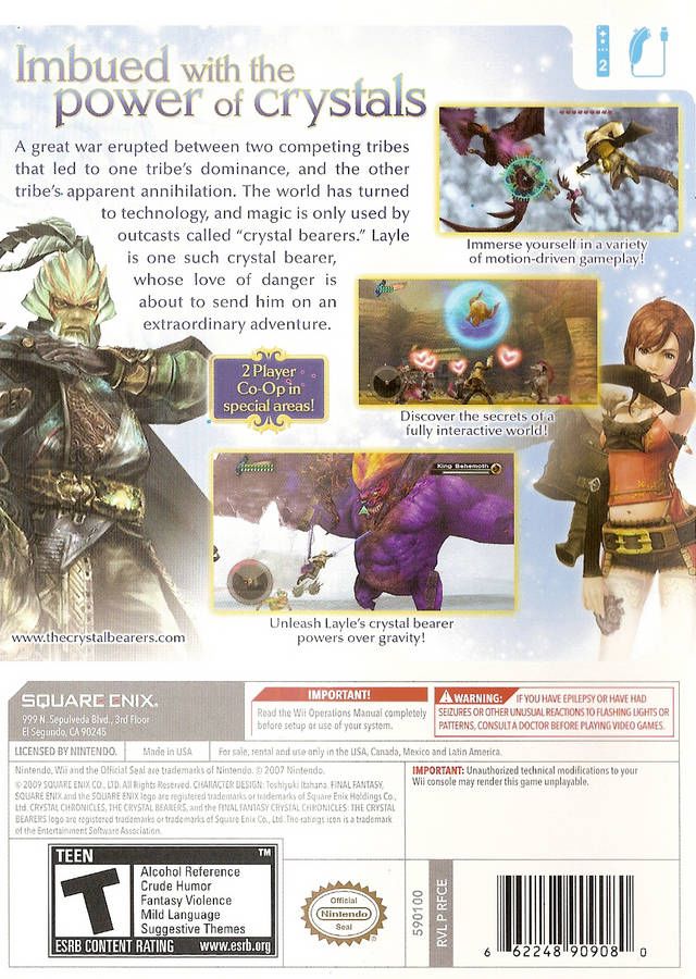 Final Fantasy Crystal Chronicles: The Crystal Bearers - Nintendo Wii (Square Enix - 1) video game collectible - Main Image 2