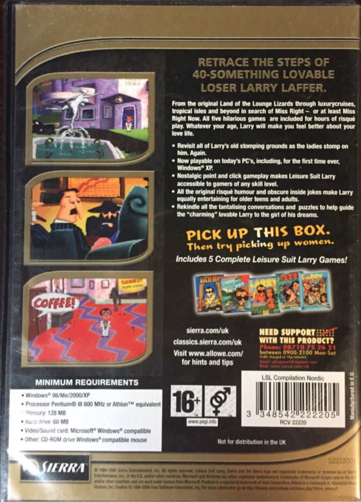 Leisure Suit Larry Collection - PC video game collectible [Barcode 3348542222205] - Main Image 2