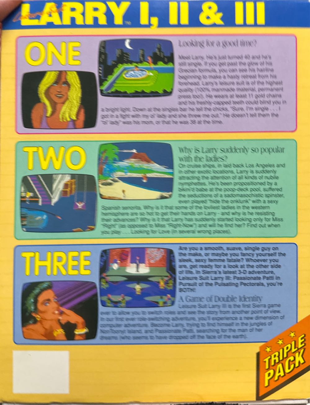 Leisure Suit Larry Collection - PC (Sierra) video game collectible [Barcode 9312544010034] - Main Image 2