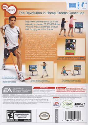 EA Sports Active More Workouts - Nintendo Wii ((EA) Electronic Arts - 2) video game collectible [Barcode 014633194098] - Main Image 3
