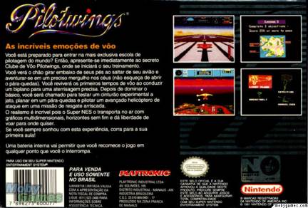 PilotWings - Nintendo Super Nintendo Entertainment System (SNES) video game collectible - Main Image 2