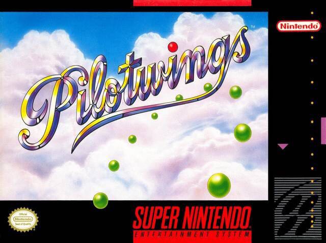 PilotWings - Nintendo Super Nintendo Entertainment System (SNES) video game collectible - Main Image 1