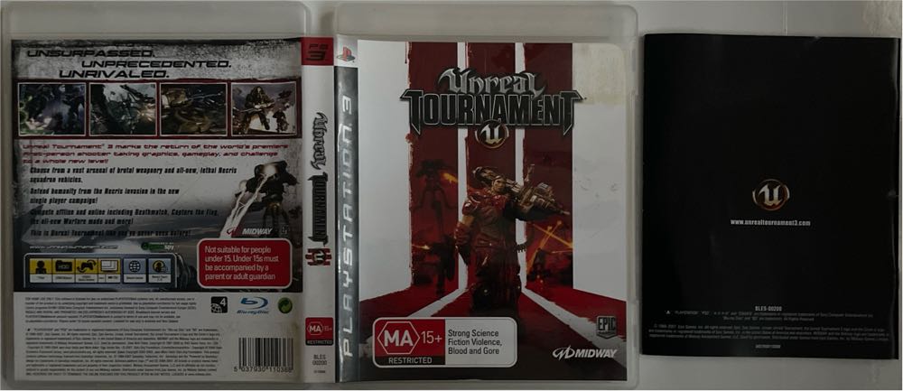 Unreal Tournament 3 - Sony PlayStation 3 (PS3) (Midway Games - 1) video game collectible [Barcode 5037930110368] - Main Image 4