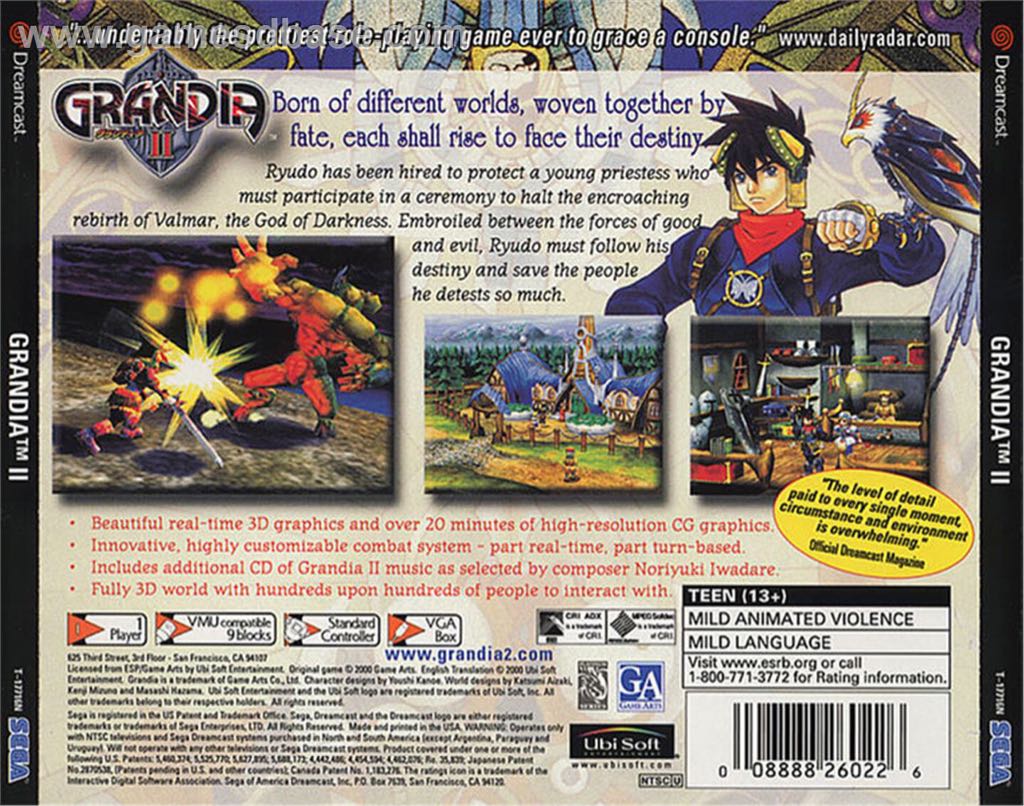 Grandia 2 - PC video game collectible [Barcode 10228025] - Main Image 2