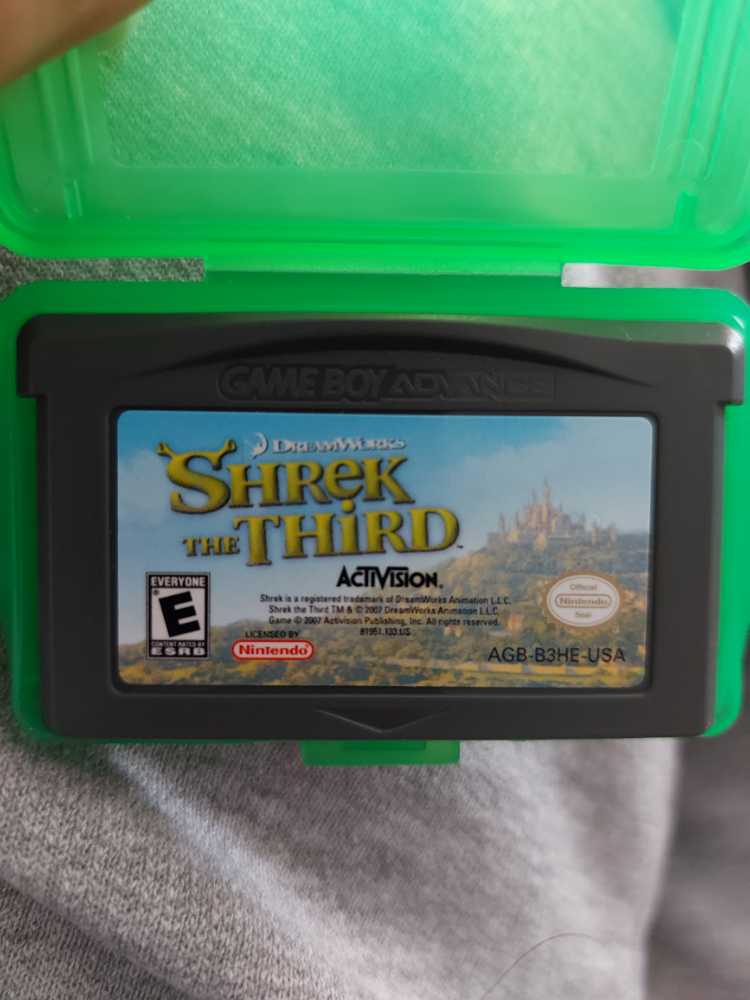 Shrek The Third - Nintendo Game Boy Advance (GBA) (Activision - 1) video game collectible [Barcode 047875819511] - Main Image 2