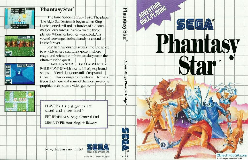 Phantasy Star - Sega Master System video game collectible - Main Image 2