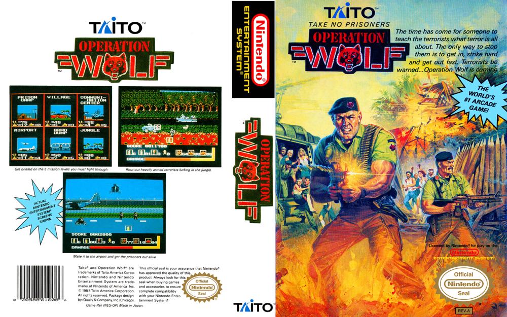 Operation Wolf - Nintendo Entertainment System (NES) (Tatio Corporation - 1) video game collectible - Main Image 2