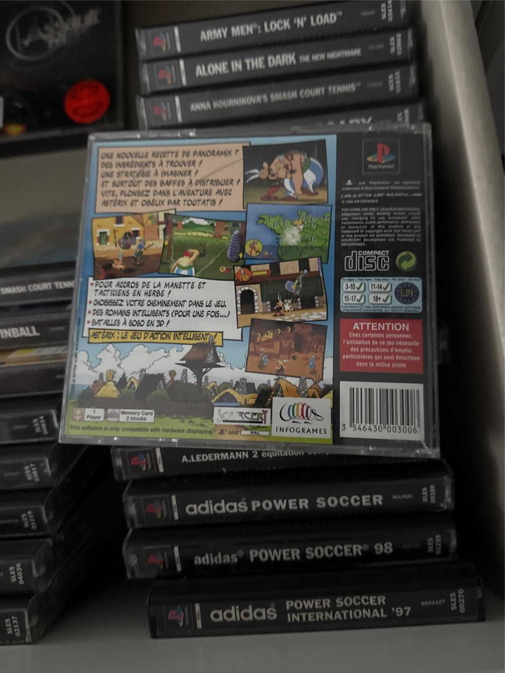 Asterix - Sony PlayStation video game collectible [Barcode 3546430003008] - Main Image 3