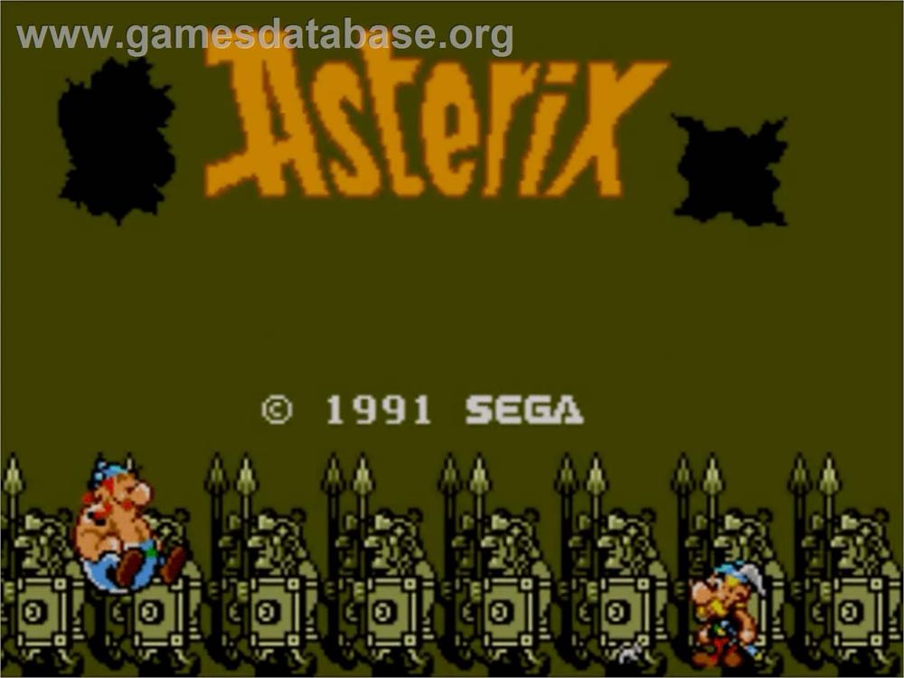 Asterix - Sega Master System (Sega - 1) video game collectible - Main Image 3