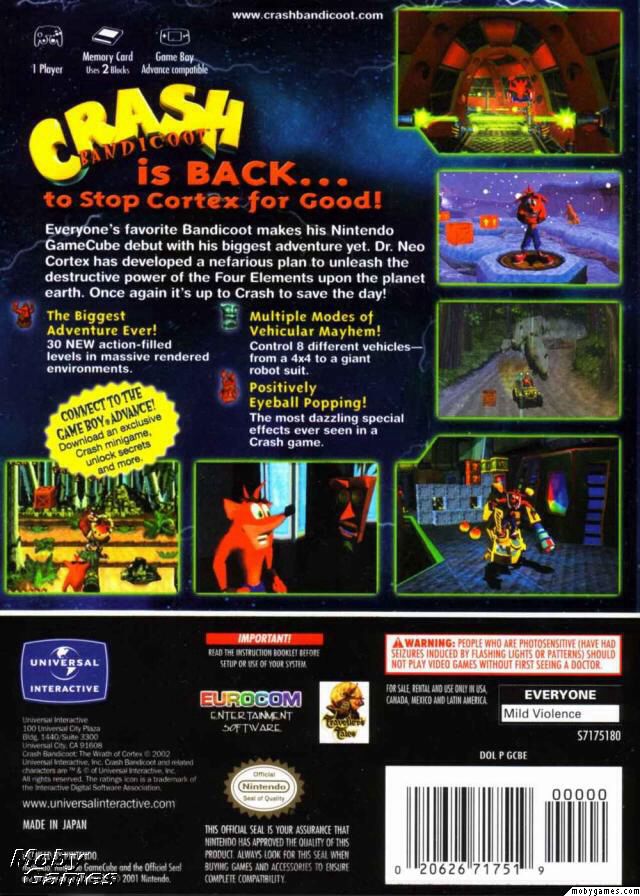 Crash Bandicoot: The Wrath of Cortex - Sony PlayStation Network (PSN) video game collectible - Main Image 2